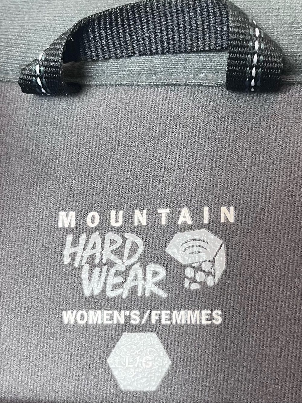 Mountain Hardwear Black Lightweight Full Zip Jacket Womens Large - Picture 2 of 5
